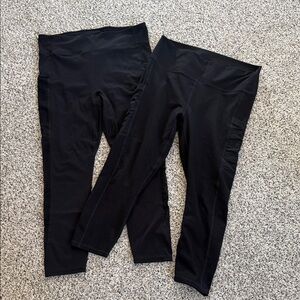 Fabletics Black Women’s Performance Leggings with Side Pockets